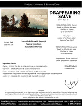 DISAPPEARING SALVE
